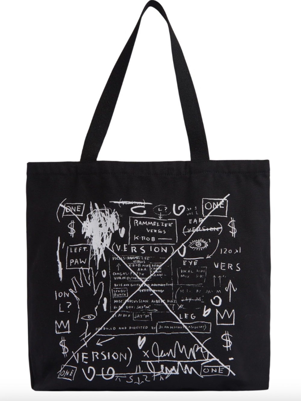 BNWT Jean-Michel Basquiat Beat Bop Tote Bag